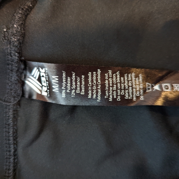 Reebok Medium Black Pants - Picture 4 of 4